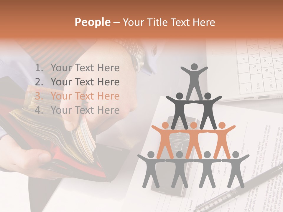 Wallet Concept Commerce PowerPoint Template