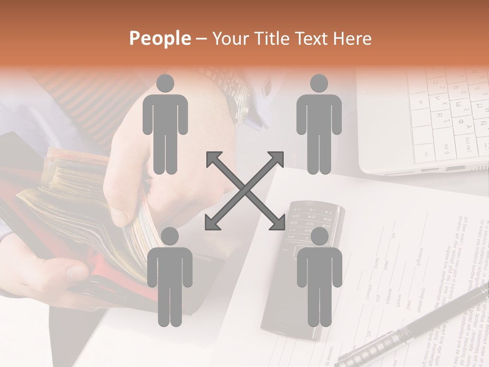 Wallet Concept Commerce PowerPoint Template