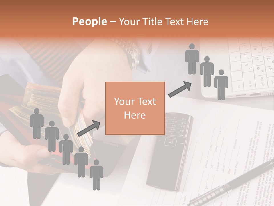 Wallet Concept Commerce PowerPoint Template