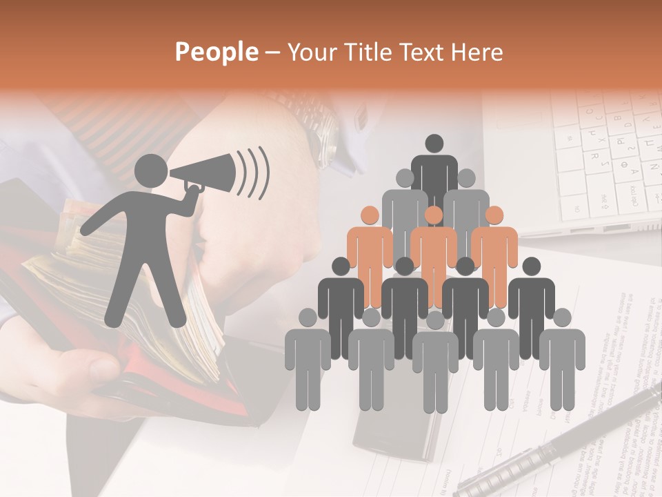 Wallet Concept Commerce PowerPoint Template