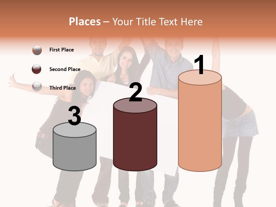 Cheerful Students Female PowerPoint Template