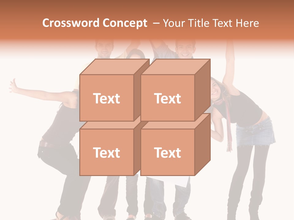 Cheerful Students Female PowerPoint Template