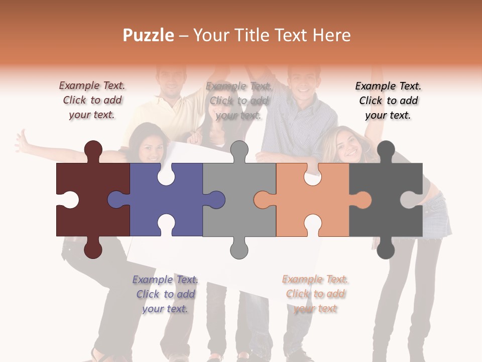 Cheerful Students Female PowerPoint Template