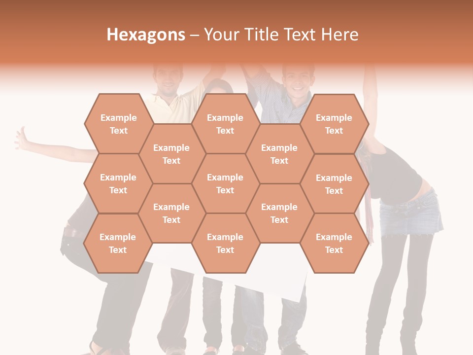 Cheerful Students Female PowerPoint Template