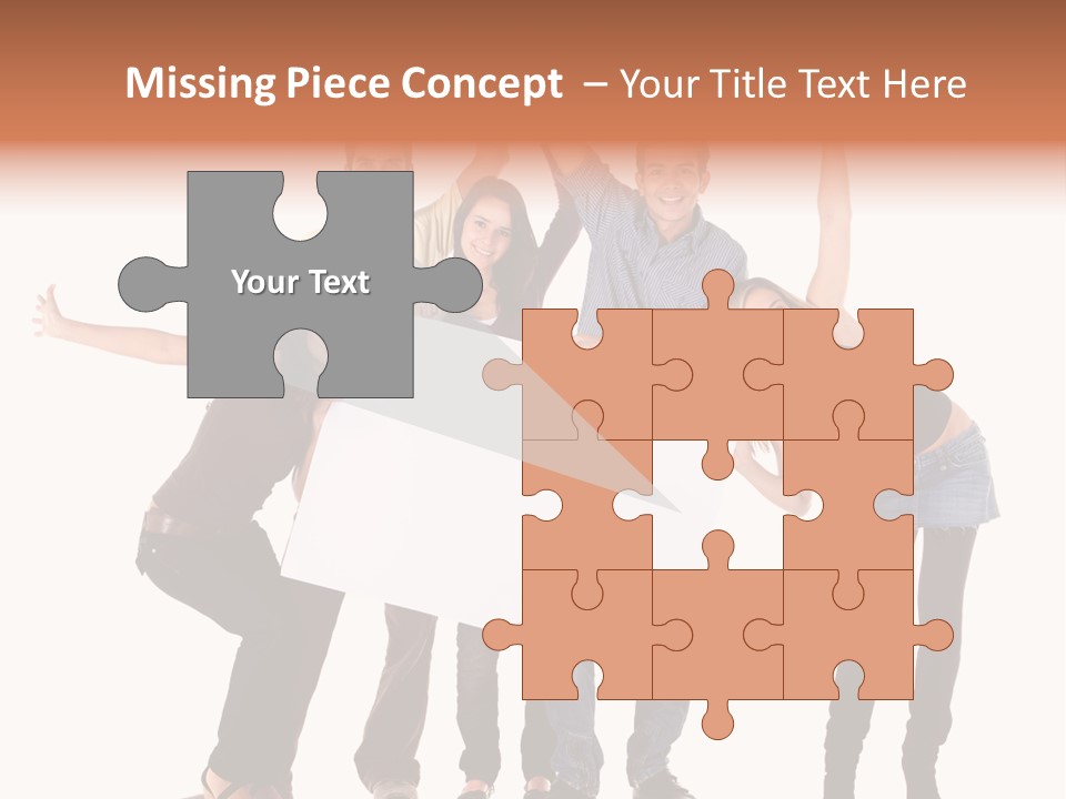 Cheerful Students Female PowerPoint Template