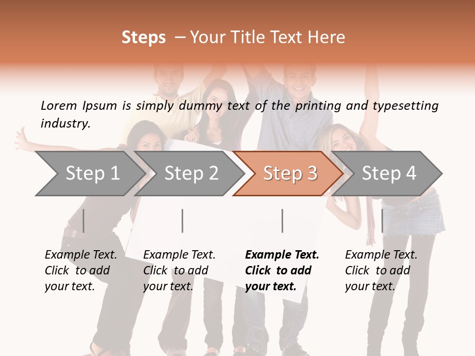 Cheerful Students Female PowerPoint Template