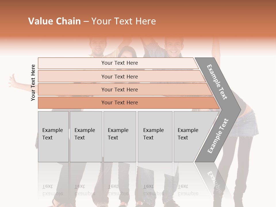 Cheerful Students Female PowerPoint Template