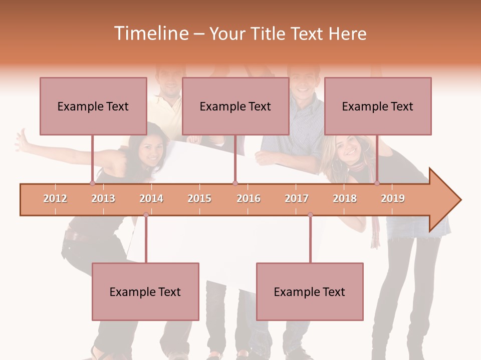 Cheerful Students Female PowerPoint Template