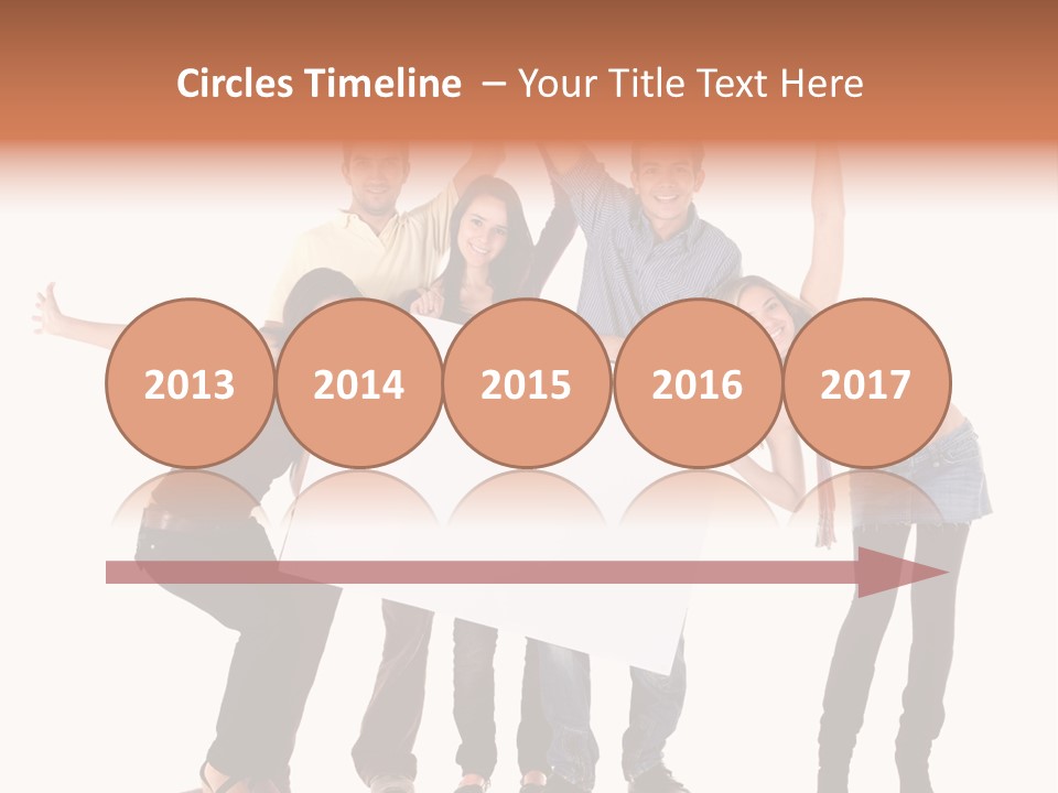 Cheerful Students Female PowerPoint Template