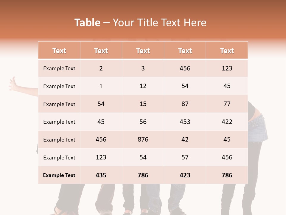 Cheerful Students Female PowerPoint Template