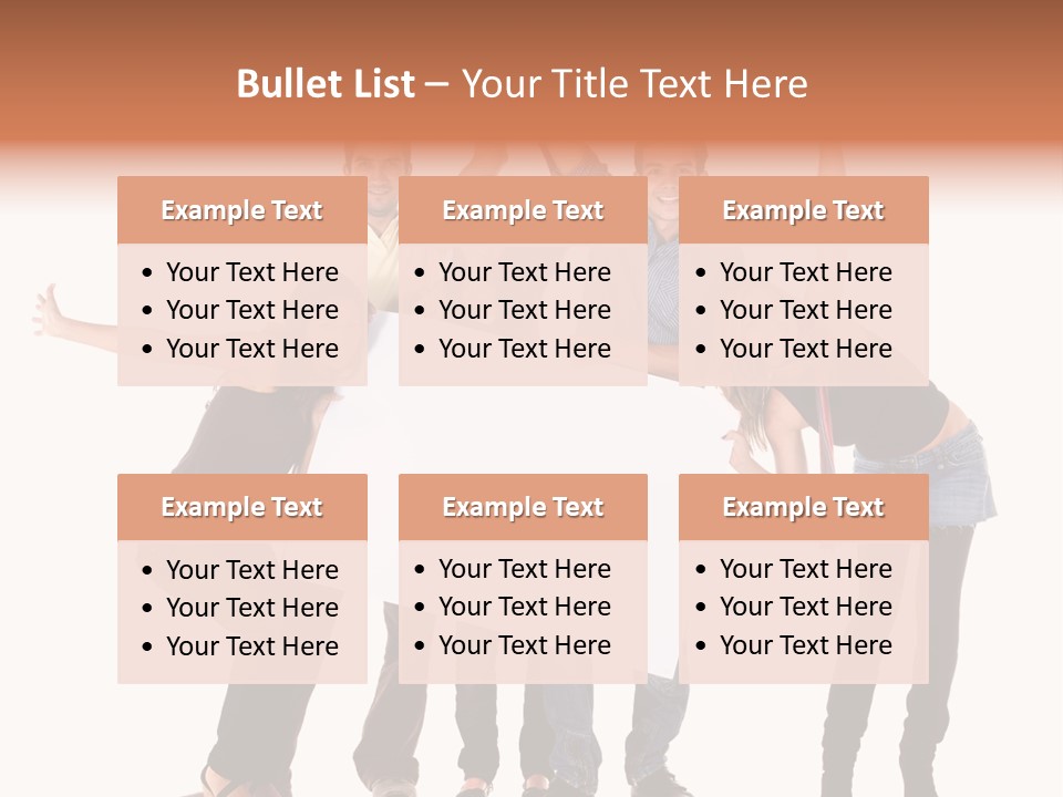 Cheerful Students Female PowerPoint Template