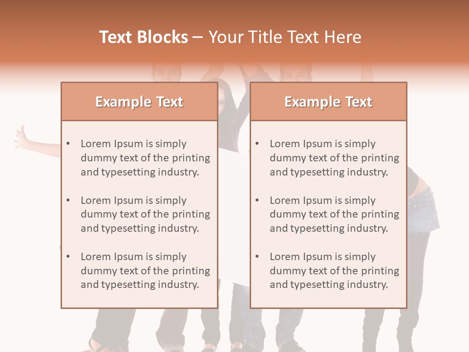 Cheerful Students Female PowerPoint Template