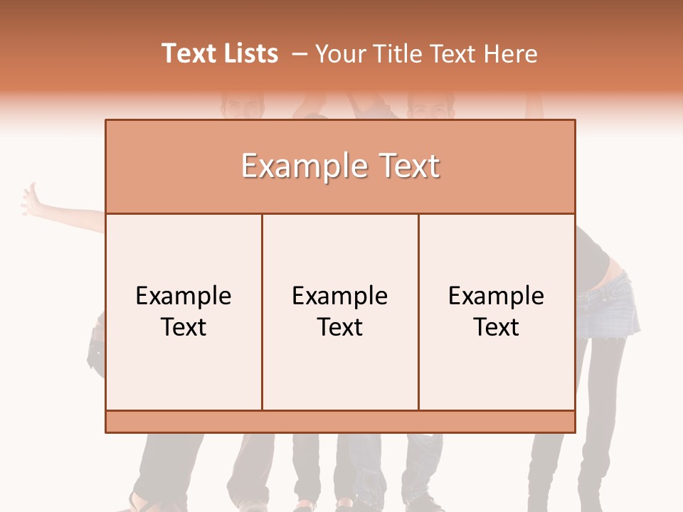 Cheerful Students Female PowerPoint Template