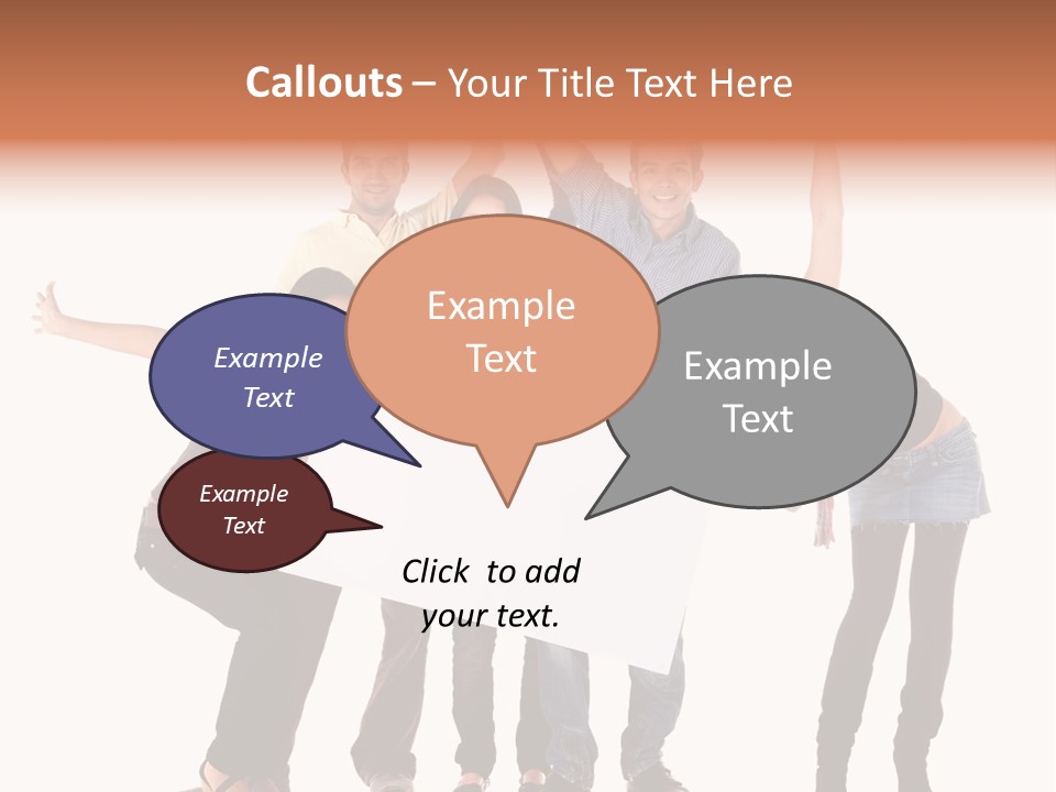 Cheerful Students Female PowerPoint Template