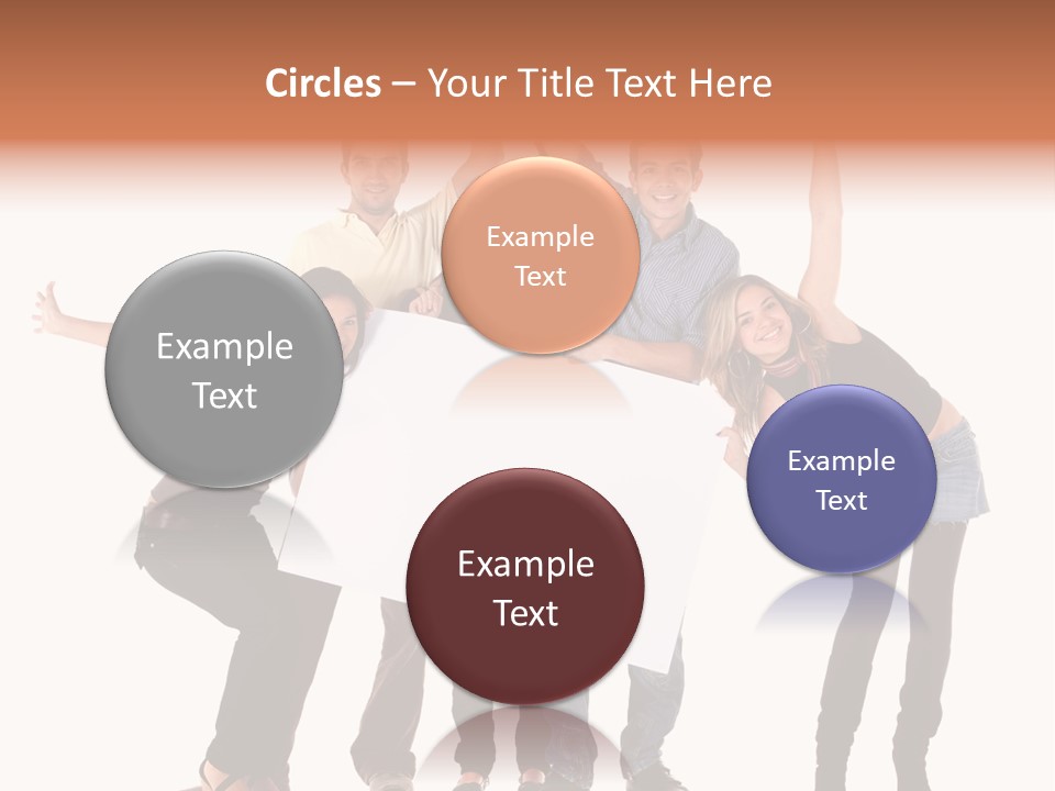 Cheerful Students Female PowerPoint Template