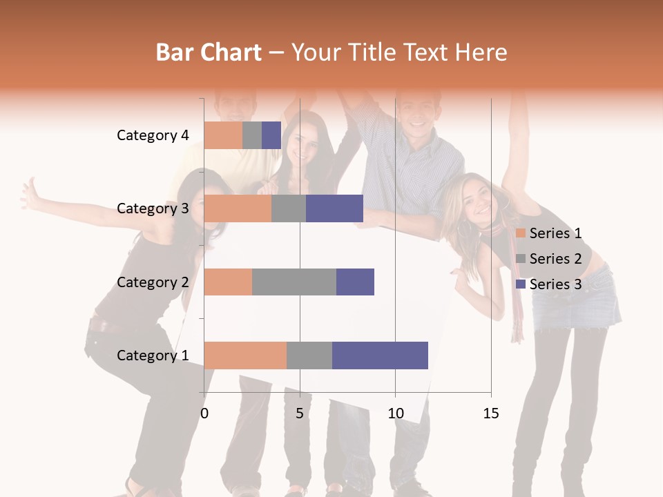 Cheerful Students Female PowerPoint Template