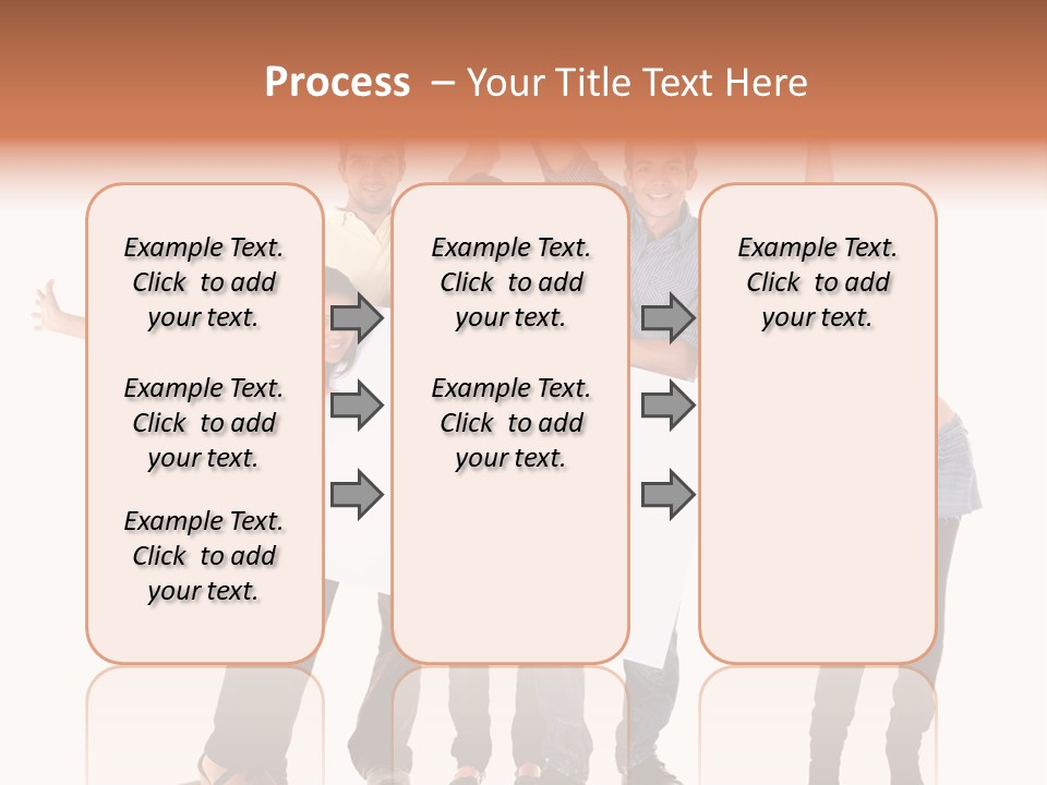 Cheerful Students Female PowerPoint Template