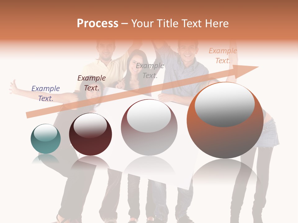 Cheerful Students Female PowerPoint Template