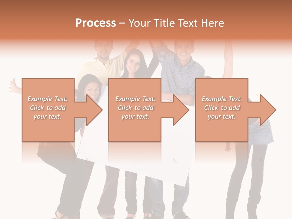 Cheerful Students Female PowerPoint Template