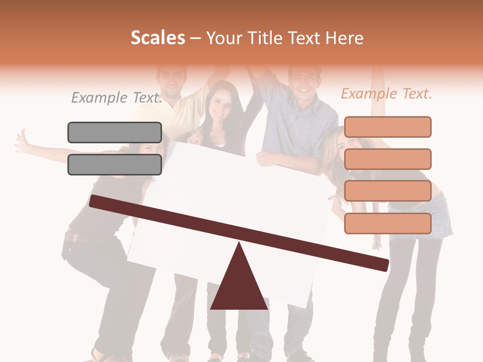 Cheerful Students Female PowerPoint Template