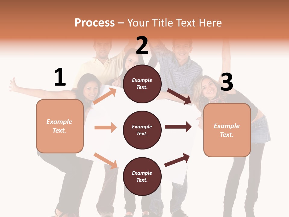 Cheerful Students Female PowerPoint Template