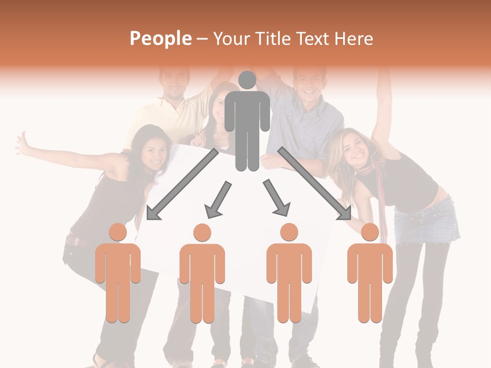 Cheerful Students Female PowerPoint Template