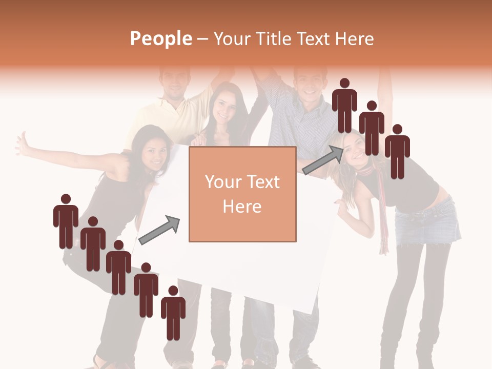 Cheerful Students Female PowerPoint Template