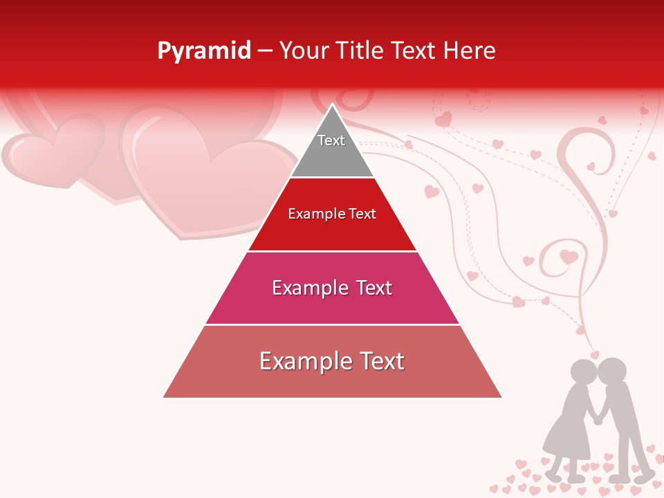 A Couple Kissing With Hearts Coming Out Of Them PowerPoint Template