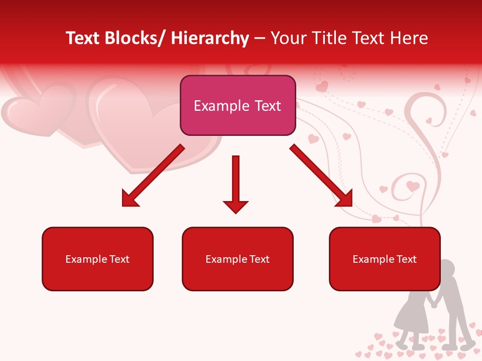 A Couple Kissing With Hearts Coming Out Of Them PowerPoint Template