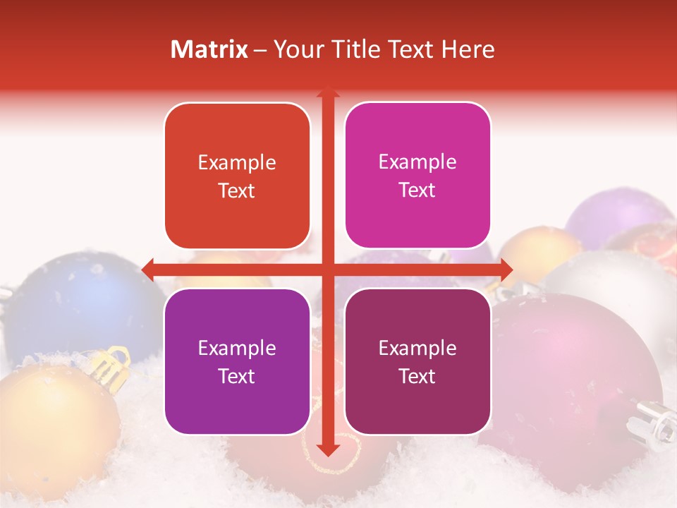 Decorate Object Merry PowerPoint Template