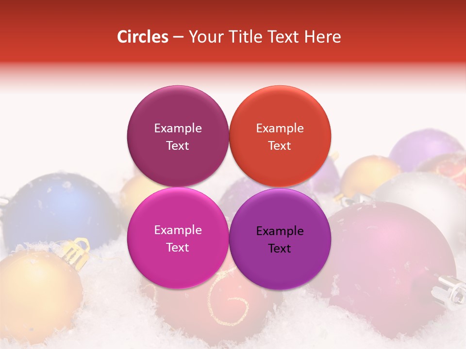Decorate Object Merry PowerPoint Template