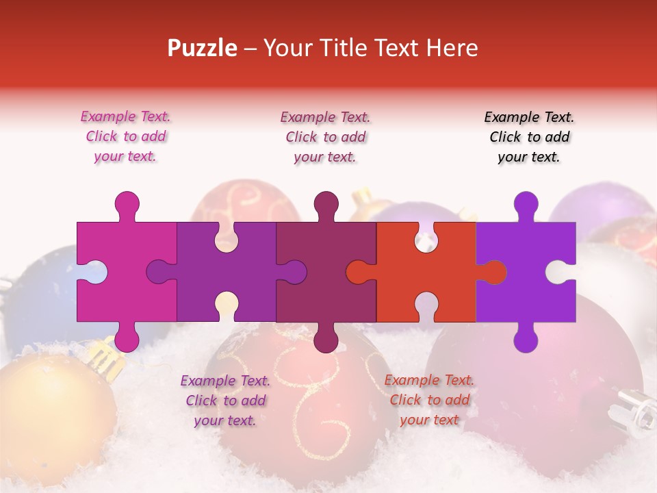 Decorate Object Merry PowerPoint Template