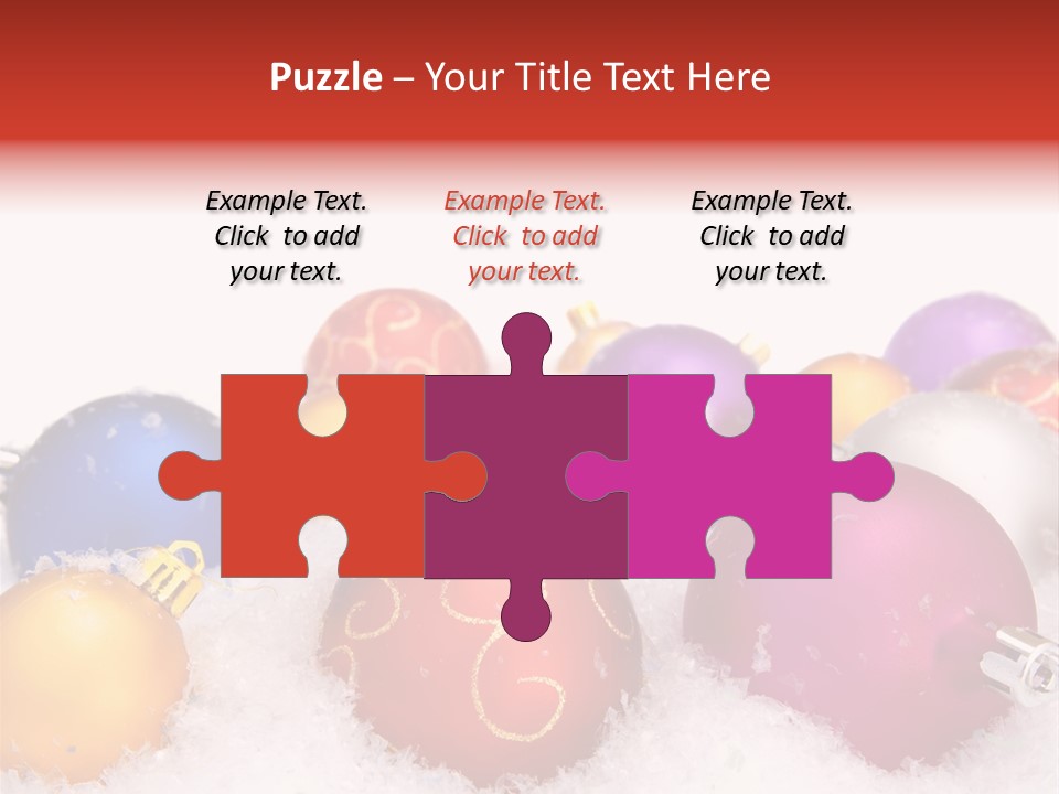 Decorate Object Merry PowerPoint Template