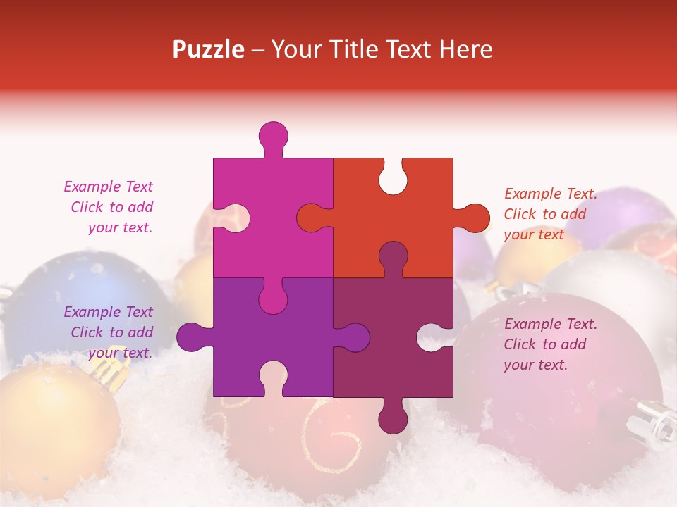 Decorate Object Merry PowerPoint Template