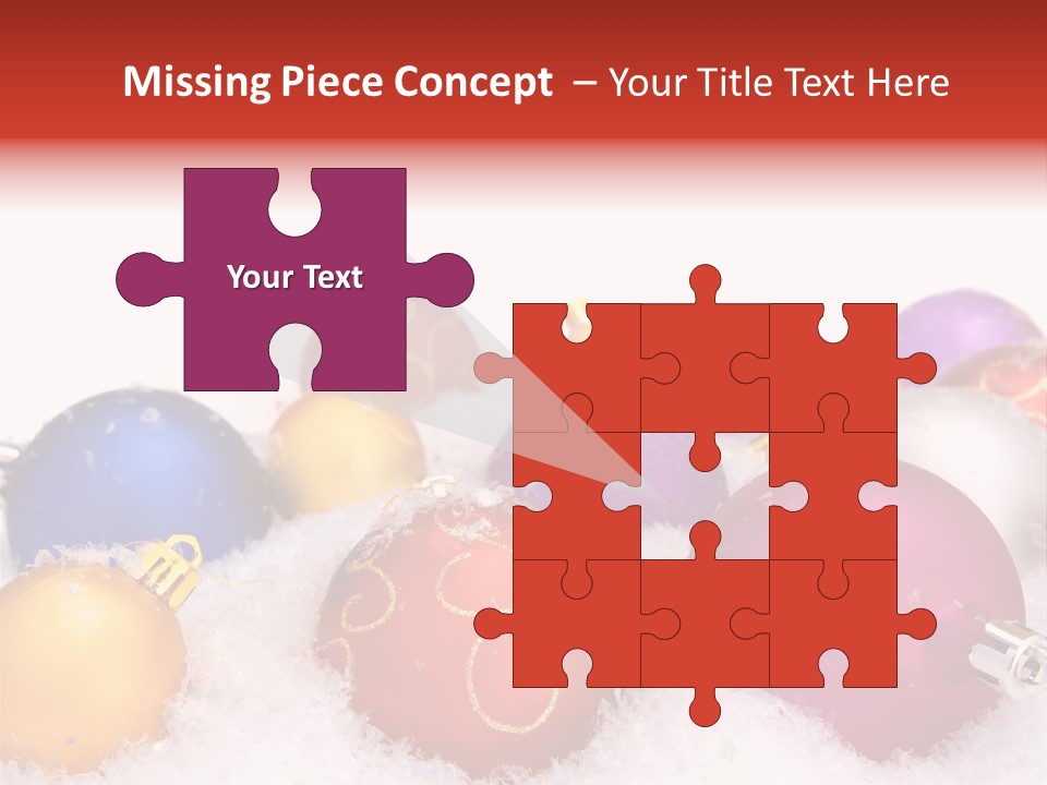 Decorate Object Merry PowerPoint Template