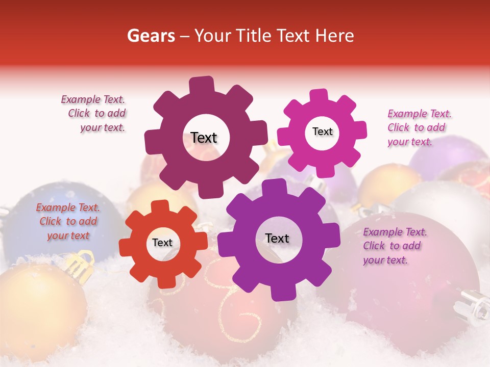 Decorate Object Merry PowerPoint Template