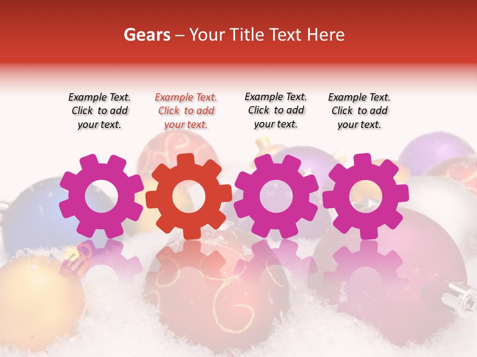 Decorate Object Merry PowerPoint Template