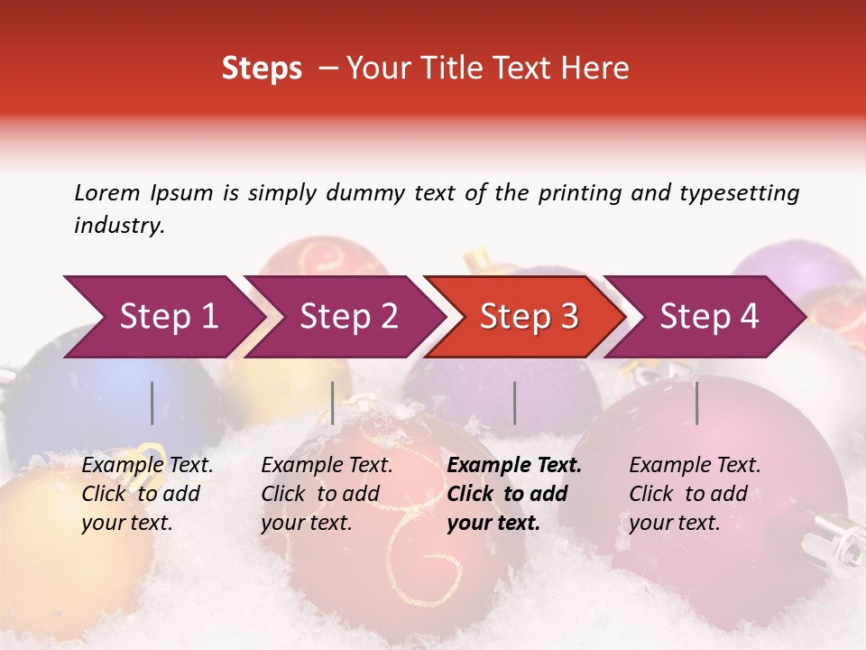 Decorate Object Merry PowerPoint Template