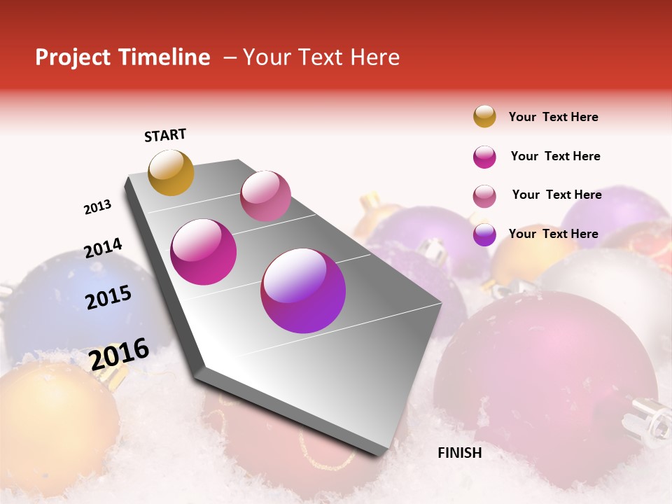 Decorate Object Merry PowerPoint Template