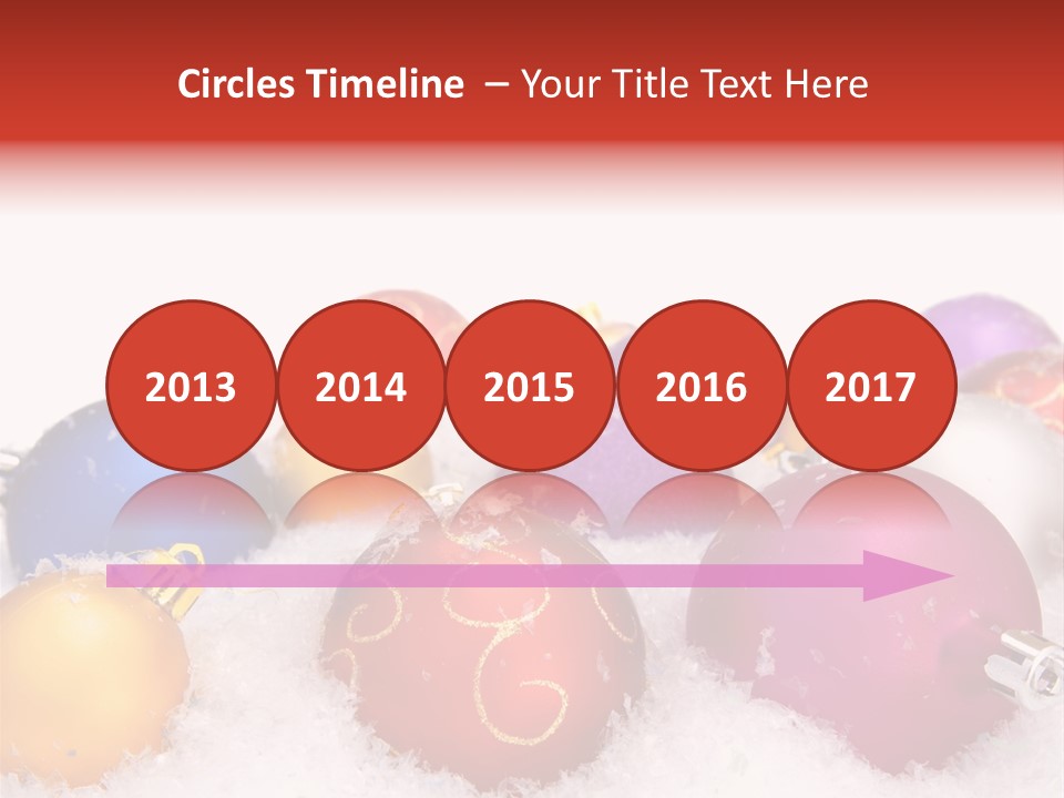 Decorate Object Merry PowerPoint Template