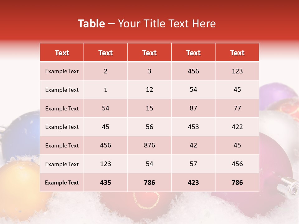 Decorate Object Merry PowerPoint Template