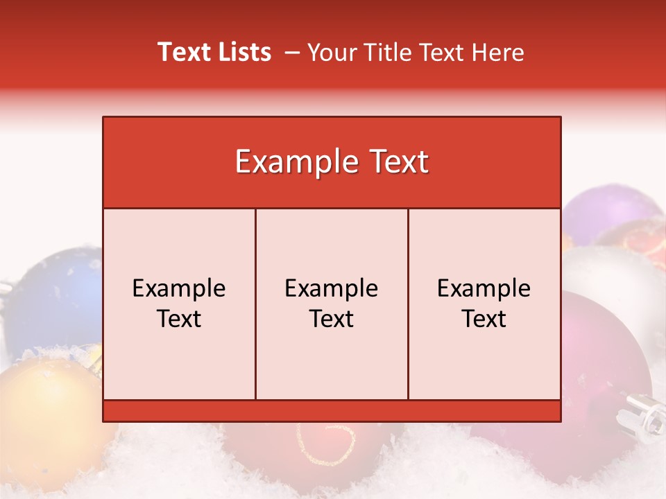 Decorate Object Merry PowerPoint Template