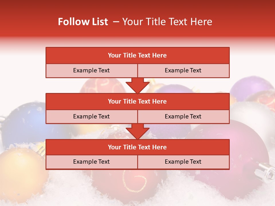 Decorate Object Merry PowerPoint Template