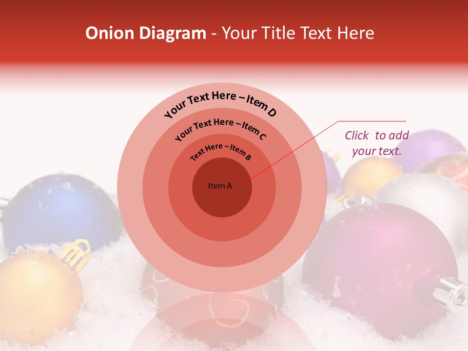 Decorate Object Merry PowerPoint Template