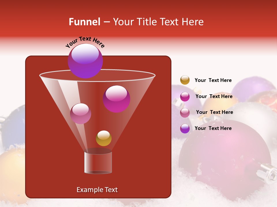 Decorate Object Merry PowerPoint Template