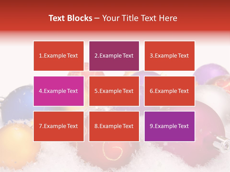 Decorate Object Merry PowerPoint Template