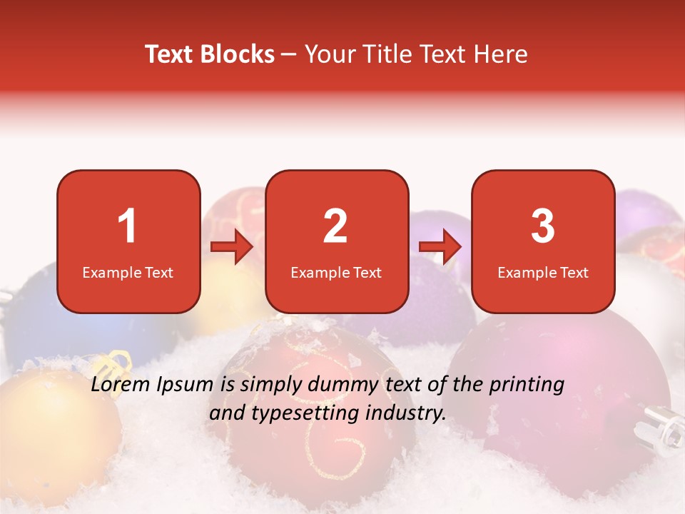 Decorate Object Merry PowerPoint Template