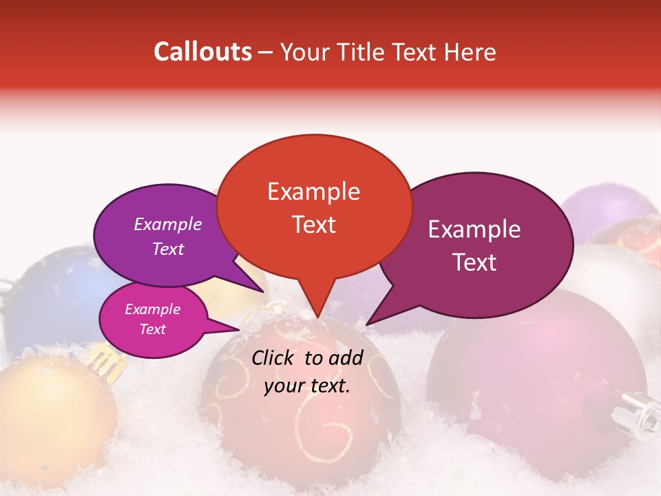 Decorate Object Merry PowerPoint Template