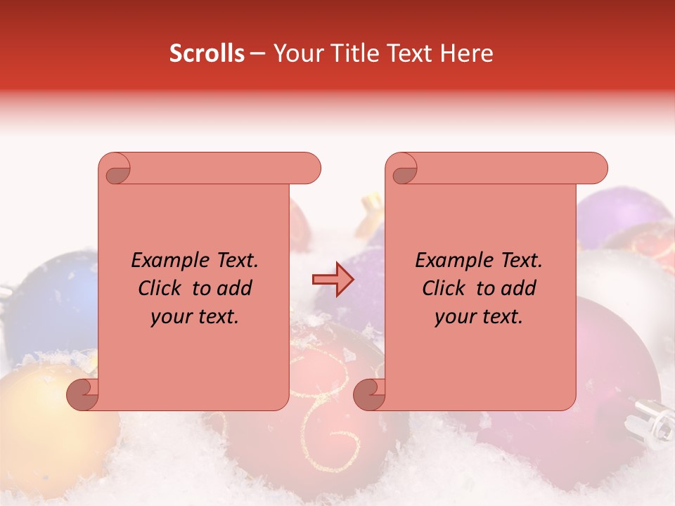 Decorate Object Merry PowerPoint Template