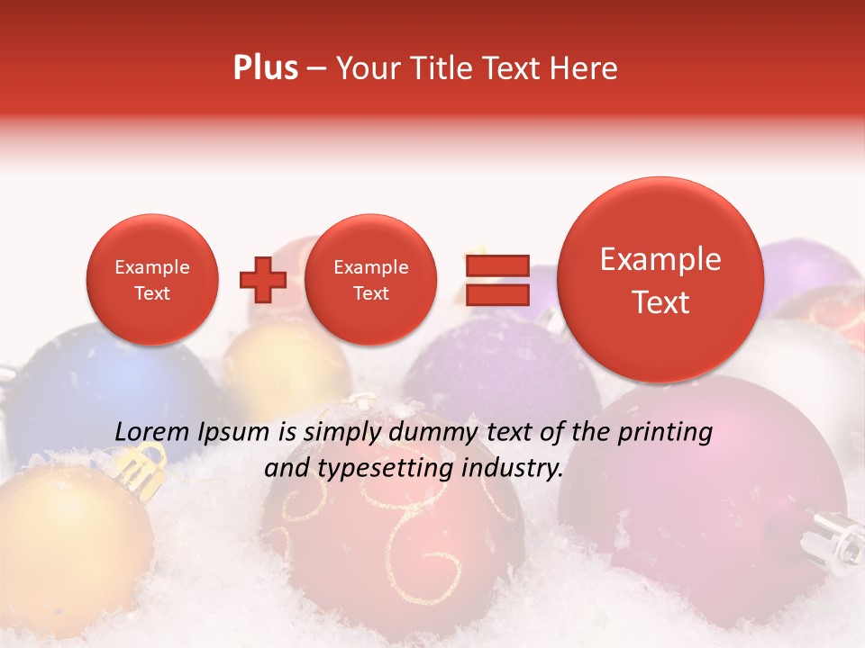 Decorate Object Merry PowerPoint Template
